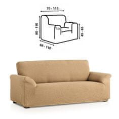 TIMMLUX Premium raztegljiva prevleka za fotelj - enosed 70-100 cm bež stretch EU kvaliteta