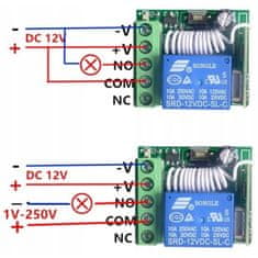 TIMMLUX Brežični preklopni modul z daljincem 433 MhZ