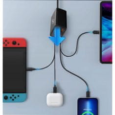 Noah Polnilna postaja QC 3.0 PD 20W / PD40W 2x USB + 2x USB-C 2,4A 80W