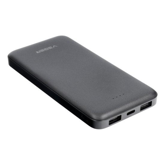 TIMMLUX Prenosna baterija power bank 10.000 mAh 2x USB, USB-C, micro USB črn