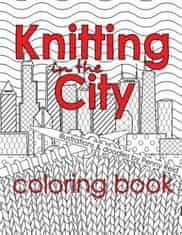 Knitting in the City Coloring Book