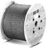 STREFA Jeklena žična vrv DIN 3055 (6x7) 5,0x2000m / paket 2 000 kosov