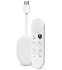 Google MMC Chromecast 4 K/ TV/ 4K Ultra HD/ USB-C/ HDMI/ Wi-Fi/ Android TV OS/ adapter USB/ bel
