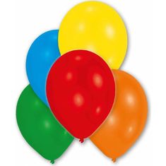 Amscan 10 balonov iz lateksa kovinskih, barvnih 27,5 cm -