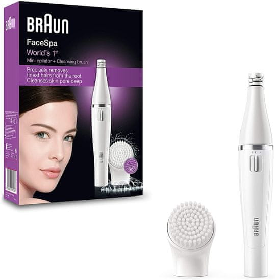 Braun epilator in krtačka za obraz Face SE810