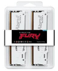 Kingston Fury Beast RGB pomnilnik RAM, 32GB (2x16GB), DDR5-5600, DIMM CL36, 1.25V (KF556C36BWEAK2-32)