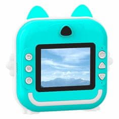 Netscroll Otrokom prijazen fotoaparat, komplet s kamero za takojšnje tiskanje fotografij, 2 + 5 gratis rolami papirja, USB kablom, trakom za zapestje in Micro SD kartico, JumboPrintBundle