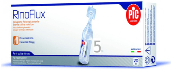PIC Solution RinoFlux fiziološka raztopina, 5 ml, 20/1