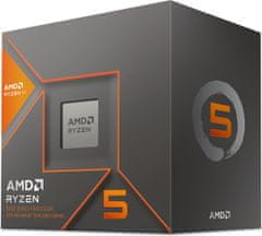 AMD Ryzen 5 8600G procesor, 6 jedrni, 12 niti, 4,3 GHz, 5,0 GHz Boost, Wraith Stealth (100-100001237BOX)