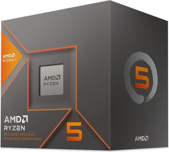 AMD Ryzen 5 8600G procesor, 6 jedrni, 12 niti, 4,3 GHz, 5,0 GHz Boost, Wraith Stealth (100-100001237BOX)