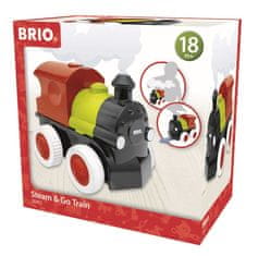 Brio 30411 Steam & Go Parni vlak