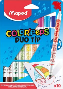 Maped Flomaster šolski color'peps duo tip 1/10