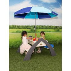 AXI Lesena piknik miza s senčnikom Delta Axi
