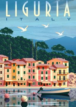 Ravensburger Puzzle razglednice iz Ligurije 1000 kosov