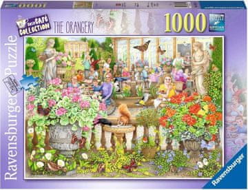 Ravensburger Puzzle Kavarna v oranžeriji 1000 kosov