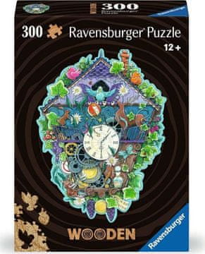 Ravensburger Lesena obrisna sestavljanka Ura s kukavico 300 kosov