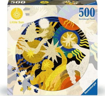 Ravensburger Okrogla sestavljanka Sonce: povezovanje s 500 kosi