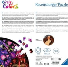 Ravensburger Okrogla sestavljanka Krog barv: Svet žuželk 500 kosov