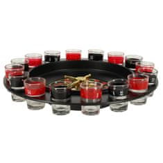 WOWO Party Roulette with Alcohol - Ruleta za zabavo z alkoholom - Set 16 skodelic