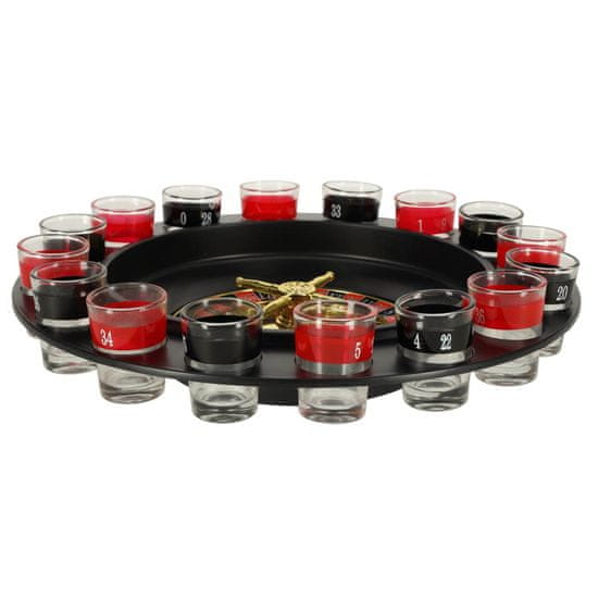 WOWO Party Roulette with Alcohol - Ruleta za zabavo z alkoholom - Set 16 skodelic