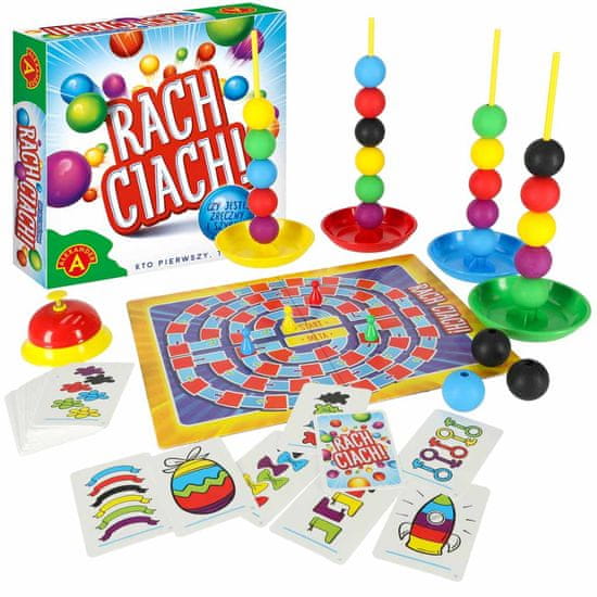 WOWO Družinska namizna igra za otroke - ALEXANDER Rach Ciach 5+
