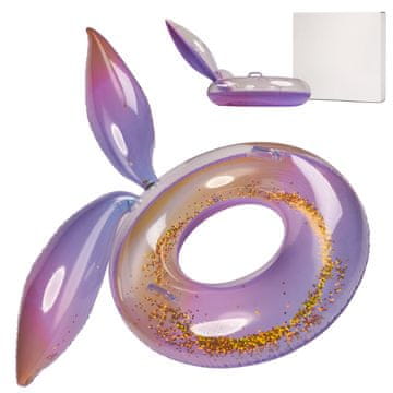 WOWO Napihljiv plavalni obroč Mermaid Galaxy XXL - Napihljiv plavalni obroč Mermaid Galaxy XXL z bleščicami, največ 60 kg