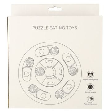 WOWO Igrača sestavljanka za psa - modra igrača sestavljanka - pasja skleda, ki upočasni prehranjevanje