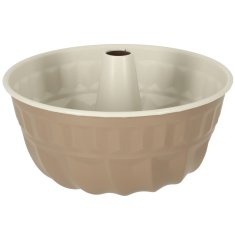 WOWO Peka kolačev - Okrogel pekač za torte z rokavom 22 cm - rjav