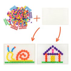 WOWO Igra z gumbi za otroke - ALEXANDER Magic Mosaics 600 kos 5+ let