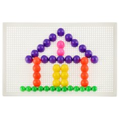 WOWO Igra z gumbi za otroke - ALEXANDER Magic Mosaics 600 kos 5+ let
