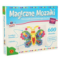 WOWO Igra z gumbi za otroke - ALEXANDER Magic Mosaics 600 kos 5+ let