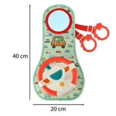 WOWO Interaktivni volan za avto - avtentičen zvok, interaktivni volan z avtentičnim zvokom za avto