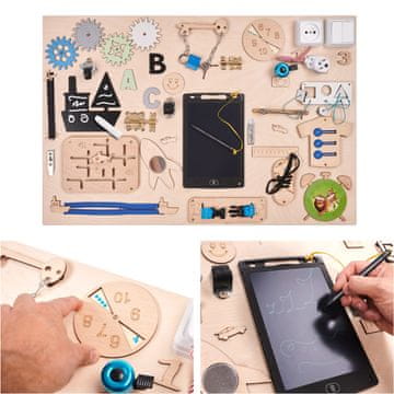 shumee Lesena manipulacijska tabla 75 x 50 cm