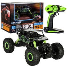 WOWO RC Rock Crawler - HB avto na daljinsko upravljanje 2,4 GHz 1,18 zelen