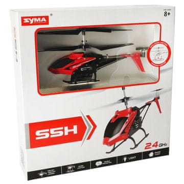 WOWO RC helikopter na daljinsko upravljanje z žiroskopom - rdeč