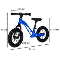WOWO Balance Bike Trike Fix Active X1 - modra Balance Bike Trike Fix Active X1