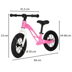 WOWO Balance Bike Trike Fix - ravnotežno kolo Active X1 Pink