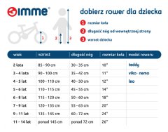 WOWO Ravnotežno kolo za otroke - GIMME Nemo 11 modro ravnotežno kolo z zavoro za otroke 3+