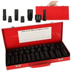 WOWO KAFUWELL Impact Cartridges - Komplet udarnih nabojev 1/2 8-32 mm, 35 kos.