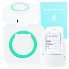 shumee Žepni mini termični tiskalnik Bluetooth za fotografije in zapiske