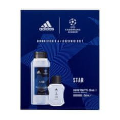 Adidas UEFA Champions League Star Set toaletna voda 50 ml + gel za prhanje 250 ml za moške