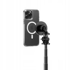 Tech-protect L06S bluetooth selfie stick s stojalom, črna