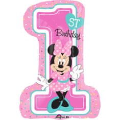 Minnie 1st Birthday folija balon