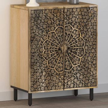 Vidaxl vidaXL Omarica 60x33x75 cm masivni mangov les
