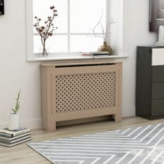 Vidaxl Pokrov za radiator 112x19x81,5 cm MDF