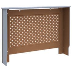 Vidaxl Pokrov za radiator antraciten 112x19x81,5 cm mediapan