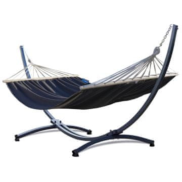 Potenza Stojalo GRANDE 220 kg + viseča mreža 220×160 ROMA XL s prečkami