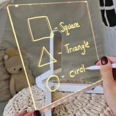 JOJOY® Interaktivna tablica za risanje, LED tablica za risanje, Tablica za sporočila ( Tablica + 7 Markerjev + USB kabel) | LUMOBOARD