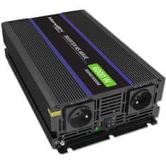 Qoltec Monolith 6000 MS valovni pretvornik napetosti | 12 V na 230 V | 3000/6000 W | USB