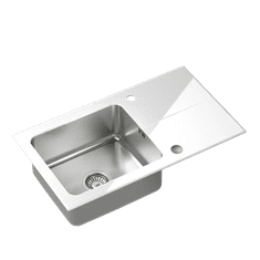 QUADRON Pomivalno korito HUGH 111, belo
